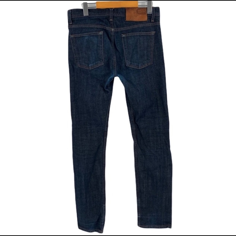 Naked & Famous Denim Selvedge Jeans Size 32 Blue Dark Wash Straight Leg